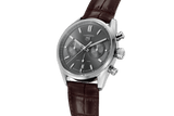 Buy Shop Tag Heuer Carrera Chronograph Grey Dial Brown Leather Strap Watch for Men - CBN2012.FC6483 USA Online
