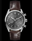 Buy Shop Tag Heuer Carrera Chronograph Grey Dial Brown Leather Strap Watch for Men - CBN2012.FC6483 USA Online