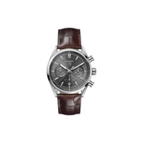 Buy Shop Tag Heuer Carrera Chronograph Grey Dial Brown Leather Strap Watch for Men - CBN2012.FC6483 USA Online