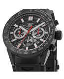 Buy Shop Tag Heuer Carrera Chronograph Steel & Ceramic Black Dial Black Rubber Strap Watch for Men - CBG2090.FT6145 USA Online