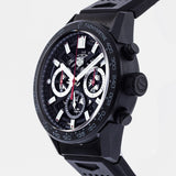 Buy Shop Tag Heuer Carrera Chronograph Steel & Ceramic Black Dial Black Rubber Strap Watch for Men - CBG2090.FT6145 USA Online