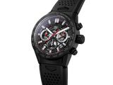 Buy Shop Tag Heuer Carrera Chronograph Steel & Ceramic Black Dial Black Rubber Strap Watch for Men - CBG2090.FT6145 USA Online
