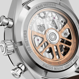 Buy Shop Tag Heuer Carrera Chronograph White Dial Brown Leather Strap Watch for Men - CBN2013.FC6483 USA Online