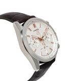Buy Shop Tag Heuer Carrera Chronograph White Dial Brown Leather Strap Watch for Men - CBN2013.FC6483 USA Online