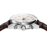Buy Shop Tag Heuer Carrera Chronograph White Dial Brown Leather Strap Watch for Men - CBN2013.FC6483 USA Online