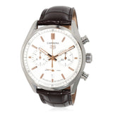 Buy Shop Tag Heuer Carrera Chronograph White Dial Brown Leather Strap Watch for Men - CBN2013.FC6483 USA Online