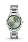 Buy Shop Tag Heuer Carrera Date Automatic 18K Green Dial Silver Steel Strap Watch for Women - WBN2312.BA0001 USA Online