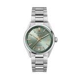 Buy Shop Tag Heuer Carrera Date Automatic 18K Green Dial Silver Steel Strap Watch for Women - WBN2312.BA0001 USA Online