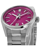 Buy Shop Tag Heuer Carrera Date Automatic 18K Pink Dial Silver Steel Strap Watch for Women - WBN2313.BA0001 USA Online