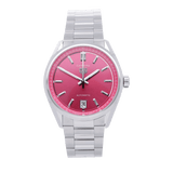 Buy Shop Tag Heuer Carrera Date Automatic 18K Pink Dial Silver Steel Strap Watch for Women - WBN2313.BA0001 USA Online