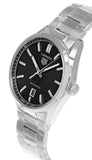 Buy Shop Tag Heuer Carrera Date Black Dial Silver Steel Strap Watch for Men - WBN2110.BA0639 USA Online
