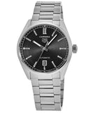 Buy Shop Tag Heuer Carrera Date Black Dial Silver Steel Strap Watch for Men - WBN2110.BA0639 USA Online