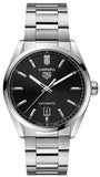 Buy Shop Tag Heuer Carrera Date Black Dial Silver Steel Strap Watch for Men - WBN2110.BA0639 USA Online