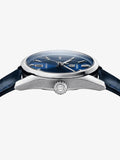 Buy Shop Tag Heuer Carrera Date Blue Dial Blue Leather Strap Watch for Men - WBN2112.FC6504 USA Online