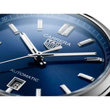 Buy Shop Tag Heuer Carrera Date Blue Dial Blue Leather Strap Watch for Men - WBN2112.FC6504 USA Online