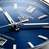 Buy Shop Tag Heuer Carrera Date Blue Dial Silver Steel Strap Watch for Men - WBN2112.BA0639 USA Online