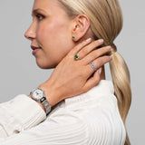 Buy Shop Tag Heuer Carrera Date Diamonds Mother of Pearl Dial Silver Steel Strap Watch for Women - WBN2414.BA0621 USA Online