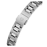 Buy Shop Tag Heuer Carrera Date Diamonds Mother of Pearl Dial Silver Steel Strap Watch for Women - WBN2414.BA0621 USA Online