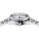 Buy Shop Tag Heuer Carrera Date Diamonds Mother of Pearl Dial Silver Steel Strap Watch for Women - WBN2414.BA0621 USA Online
