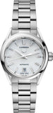 Buy Shop Tag Heuer Carrera Mother of Pearl Dial Silver Steel Strap Watch for Women - WBN2410.BA0621 USA Online