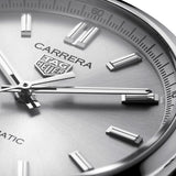 Buy Shop Tag Heuer Carrera Date Silver Dial Black Leather Strap Watch for Men - WBN2111.FC6505 USA Online