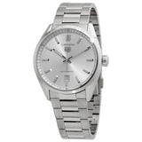 Buy Shop Tag Heuer Carrera Date Silver Dial Silver Steel Strap Watch for Women - WBN2111.BA0639 USA Online