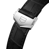 Buy Shop Tag Heuer Carrera Day Date Black Dial Black Leather Strap Watch for Men - WBN2013.FC6503 USA Online