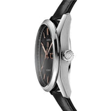 Buy Shop Tag Heuer Carrera Day Date Black Dial Black Leather Strap Watch for Men - WBN2013.FC6503 USA Online
