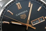 Buy Shop Tag Heuer Carrera Day Date Black Dial Silver Steel Strap Watch for Men - WBN2013.BA0640 USA Online