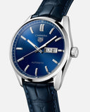 Buy Shop Tag Heuer Carrera Day Date Blue Dial Blue Leather Strap Watch for Men - WBN2012.FC6502 USA Online