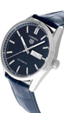 Buy Shop Tag Heuer Carrera Day Date Blue Dial Blue Leather Strap Watch for Men - WBN2012.FC6502 USA Online