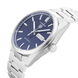 Buy Shop Tag Heuer Carrera Day Date Blue Dial Silver Steel Strap Watch for Women - WBN2012.BA0640 USA Online