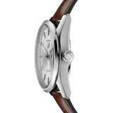 Buy Shop Tag Heuer Carrera Day Date Silver Dial Brown Leather Strap Watch for Men - WBN2011.FC6484 USA Online