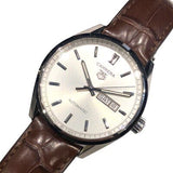 Buy Shop Tag Heuer Carrera Day Date Silver Dial Brown Leather Strap Watch for Men - WBN2011.FC6484 USA Online