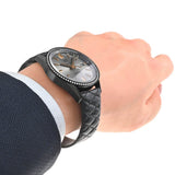 Buy Shop Tag Heuer Carrera Diamonds Anthracite Black Dial Black Leather Strap Watch for Women - WAR1115.FC6392 USA Online