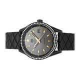 Buy Shop Tag Heuer Carrera Diamonds Anthracite Black Dial Black Leather Strap Watch for Women - WAR1115.FC6392 USA Online