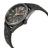 Buy Shop Tag Heuer Carrera Diamonds Anthracite Black Dial Black Leather Strap Watch for Women - WAR1115.FC6392 USA Online