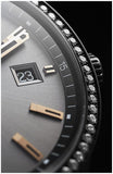 Buy Shop Tag Heuer Carrera Diamonds Anthracite Black Dial Black Leather Strap Watch for Women - WAR1115.FC6392 USA Online