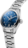 Buy Shop Tag Heuer Carrera Diamonds Blue Dial Silver Steel Strap Watch for Women - WBN2413.BA0621 USA Online