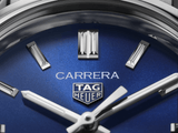 Buy Shop Tag Heuer Carrera Diamonds Blue Dial Silver Steel Strap Watch for Women - WBN2413.BA0621 USA Online