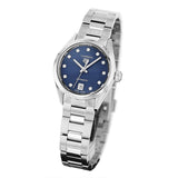 Buy Shop Tag Heuer Carrera Diamonds Blue Dial Silver Steel Strap Watch for Women - WBN2413.BA0621 USA Online