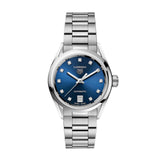 Buy Shop Tag Heuer Carrera Diamonds Blue Dial Silver Steel Strap Watch for Women - WBN2413.BA0621 USA Online