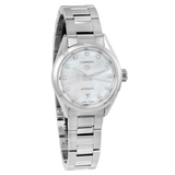 Buy Shop Tag Heuer Carrera Diamonds Mother of Pearl Dial Silver Steel Strap Watch for Women - WBN2412.BA0621 USA Online