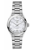 Buy Shop Tag Heuer Carrera Diamonds Mother of Pearl Dial Silver Steel Strap Watch for Women - WBN2412.BA0621 USA Online