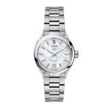 Buy Shop Tag Heuer Carrera Mother of Pearl Dial Silver Steel Strap Watch for Women - WBN2410.BA0621 USA Online