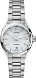 Buy Shop Tag Heuer Carrera Mother of Pearl Dial Silver Steel Strap Watch for Women - WBN2410.BA0621 USA Online
