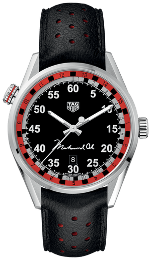 Buy Shop Tag Heuer Carrera Muhammad Ali Black Dial Watch for Men - WAR2A11.FC6337 USA Online