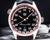 Buy Shop Tag Heuer Carrera Muhammad Ali Calibre 5 Black Dial Black Leather Strap Watch for Men - WAR2A11.FC6337 USA Online