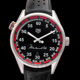 Buy Shop Tag Heuer Carrera Muhammad Ali Calibre 5 Black Dial Black Leather Strap Watch for Men - WAR2A11.FC6337 USA Online