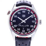 Buy Shop Tag Heuer Carrera Muhammad Ali Calibre 5 Black Dial Black Leather Strap Watch for Men - WAR2A11.FC6337 USA Online